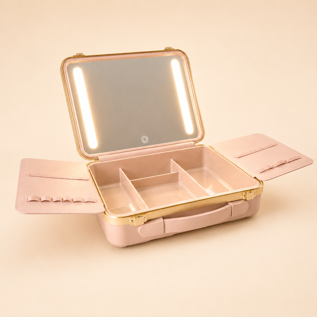 LUVIOR Travel Case — LED Mirror Edition