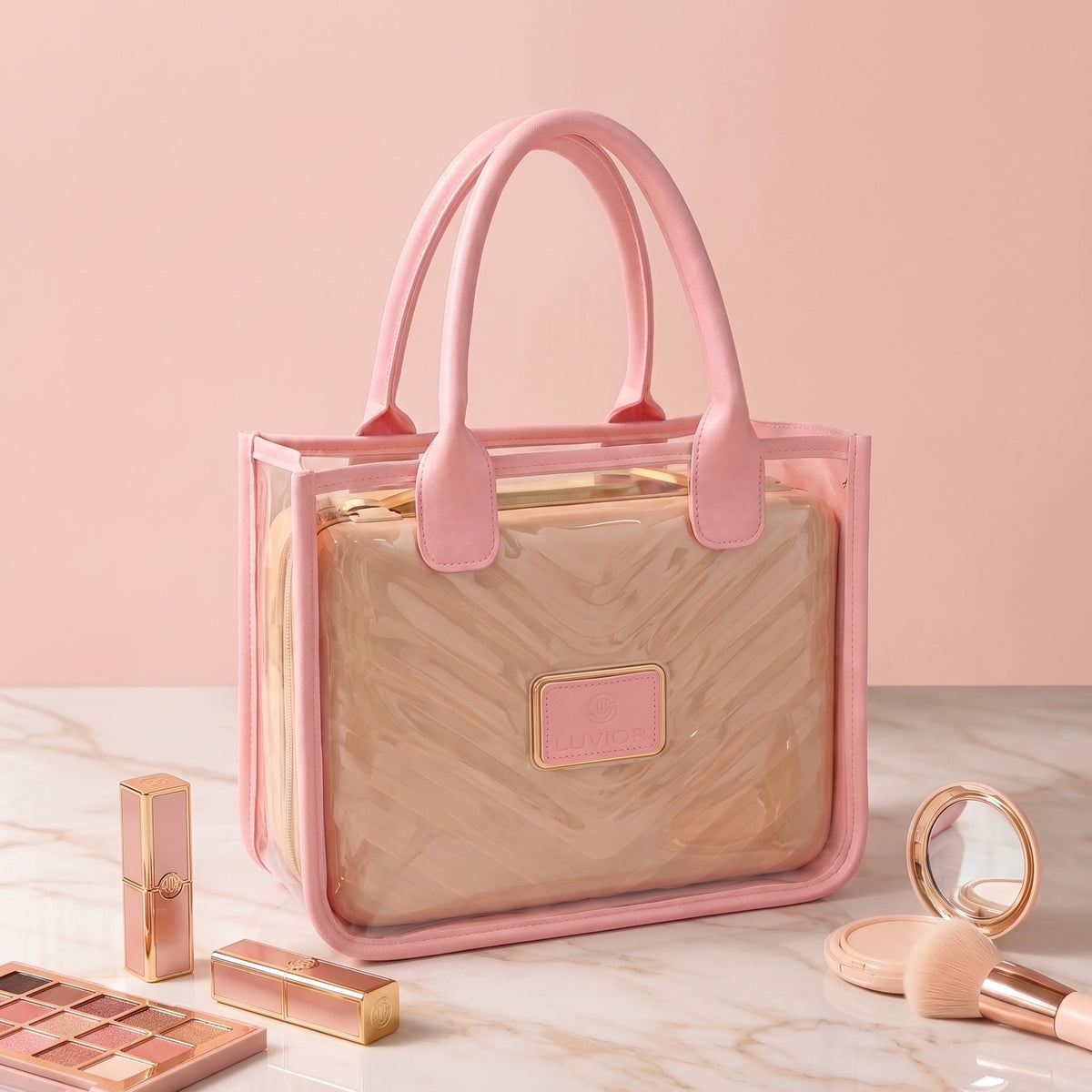 LUVIOR Travel Case — LED Mirror Edition