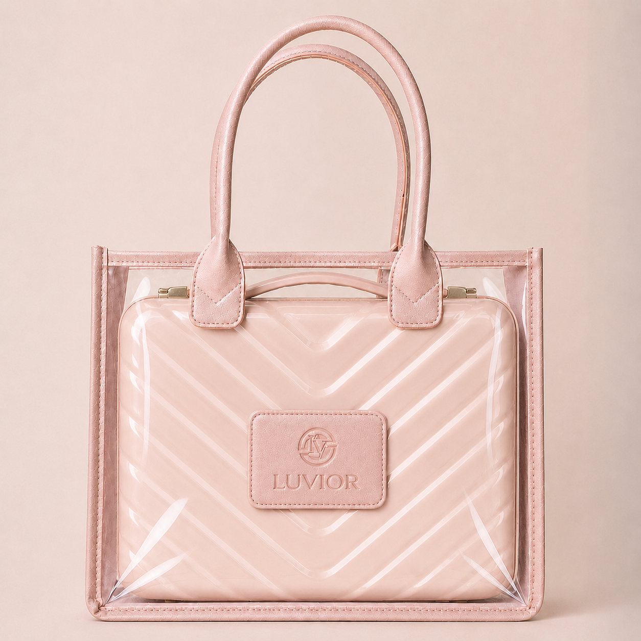 LUVIOR Travel Case — LED Mirror Edition