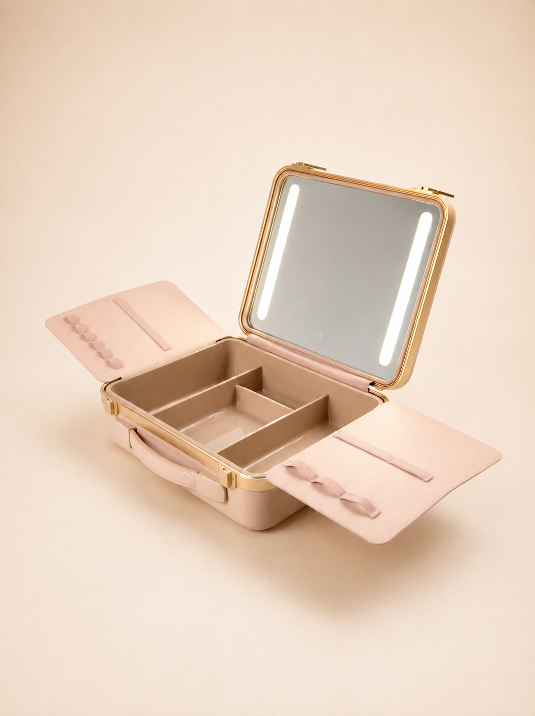 LUVIOR Travel Case — LED Mirror Edition